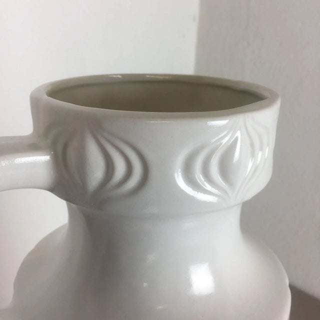 Vintage German Fat Lava Onion Vases from Scheurich, Set of 2 For Sale - Image 3 of 11
