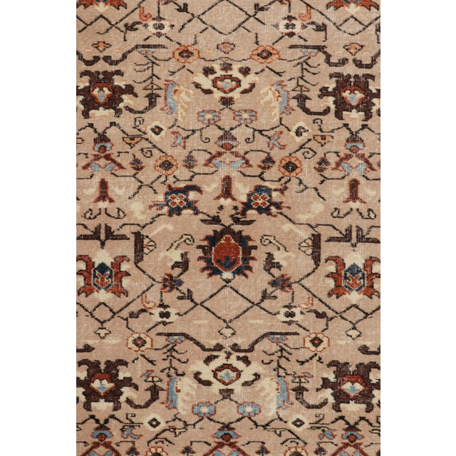Tribal Vintage Turkish Rug in Brown With Colorful Geometric Patterns, From Rug & Kilim For Sale - Image 3 of 8