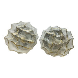 Vintage Mazzega Murano Glass Light Fixture - Flushmount
