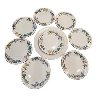 Late 20th Century WoodHill Citation China Plate - Set of 8 For Sale