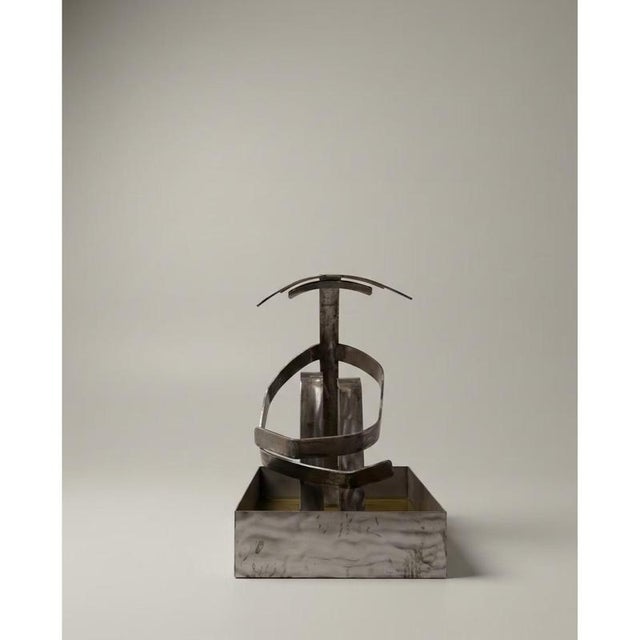 Not Yet Made - Made To Order A Hopeless Man Sculptural Statue in Stainless Steel by Metalmorphosis Studio For Sale - Image 5 of 8