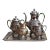 Antique Five Piece Figural Reed & Barton Figural Silver Plated Tea Set C1890 For Sale