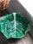 Mid 20th Century Vintage Secla Green Cabbageware Large Serving Dish For Sale - Image 5 of 9