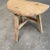 Vintage Elm Wood Stool For Sale - Image 4 of 7