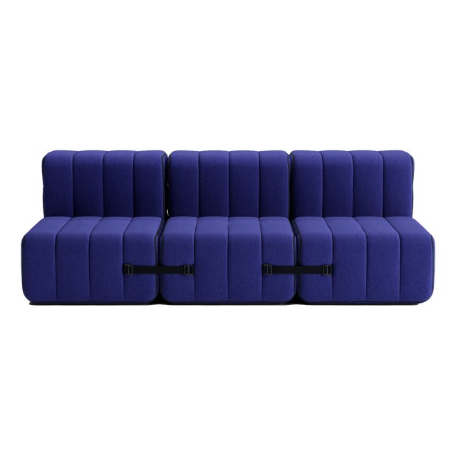 Flexible Three-Seater Sofa by Ambivalenz, Set of 6 For Sale