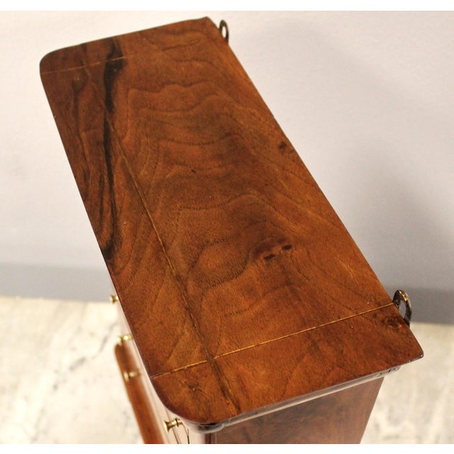 19th Century Louis Philippe Capuchin Miniature Chest of Drawers in Walnut For Sale - Image 10 of 12