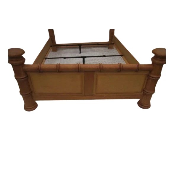 This beautiful queen size bed frame is crafted from high-quality solid wood materials, ensuring both durability and style....