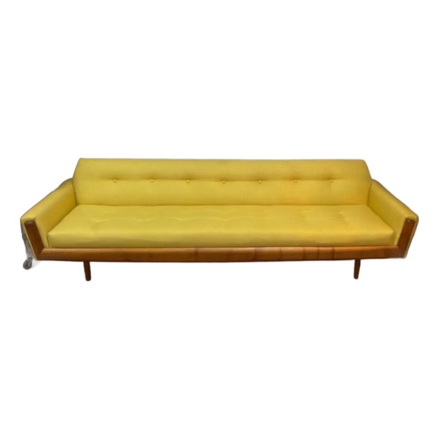 1960s Mid Century Gondola Sofa For Sale