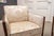 Vintage Swedish Grace Club Chairs with Tiger Wooden Side Panels and Jacquard, 1930s, Set of 2 For Sale - Image 10 of 14