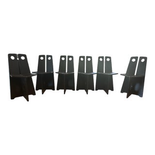 1970 Gilbert Marklund Chair, Furusnickarn Ab Manft., Sweden - Set of 6 For Sale