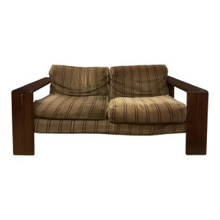 1930s Afra Tobia Scarpa for Maxalto (1935) - Two -Seater Sofa Model Artona Line For Sale