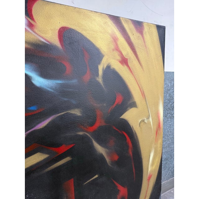 Original Graffiti "#107 Vapor"Abstract Painting For Sale In San Francisco - Image 6 of 12