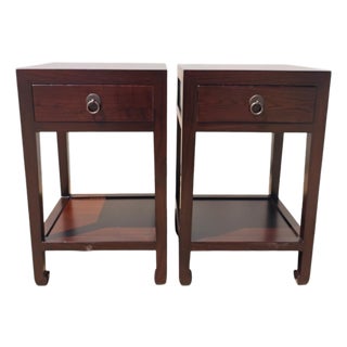 Pair of Chinese Single-Drawer Side Tables For Sale