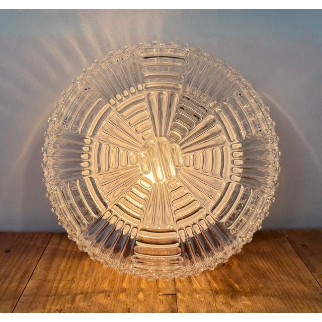 Vintage Glass Wall Light, 1970s For Sale - Image 12 of 17