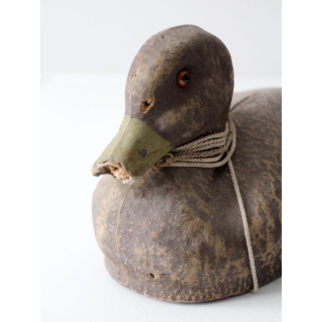 Cabin Vintage Jc Higgins Mallard Duck Decoy For Sale - Image 3 of 11