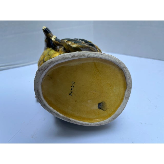 Ceramic Vintage Ceramic Turkey Cachepot For Sale - Image 7 of 8