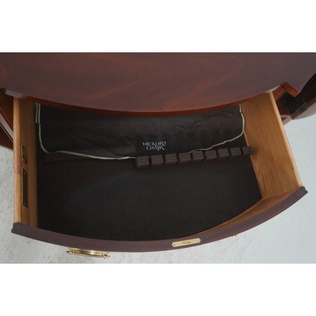 1980s Hickory Chair Federal Inlaid Mahogany Sideboard For Sale - Image 5 of 18