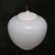 Vintage Industrial White Opaline Glass Pendant Light For Sale - Image 6 of 8