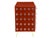 Italian Orange Pantry Cabinet in Murano Glass from Justfurnituress SRL For Sale - Image 4 of 5