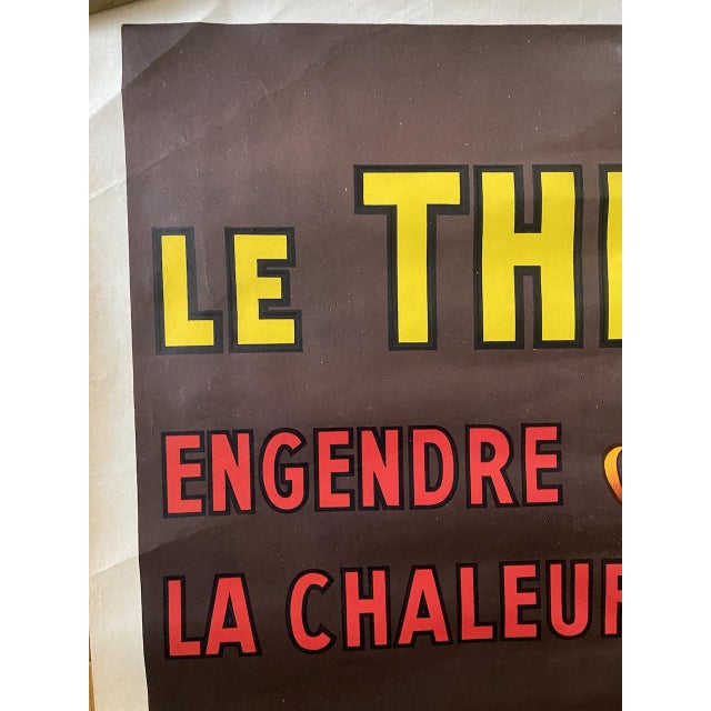 Thermogenic Poster from Cappiello, 1920s, in Worn conditions. Designed 1920 to 1949 This piece has an attribution mark, I...