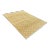 Handmade Cotton Area Rug Natural Vegetable Dyed Mustard and White Diamond Dhurrie-9'x12' For Sale