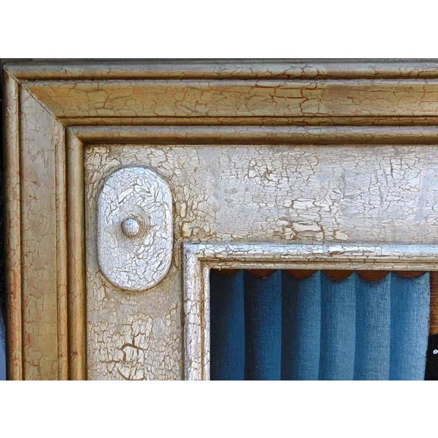 Textile Anton Arkhipov "Rendezvous" 2002 Original Hand Signed Painting For Sale - Image 7 of 8