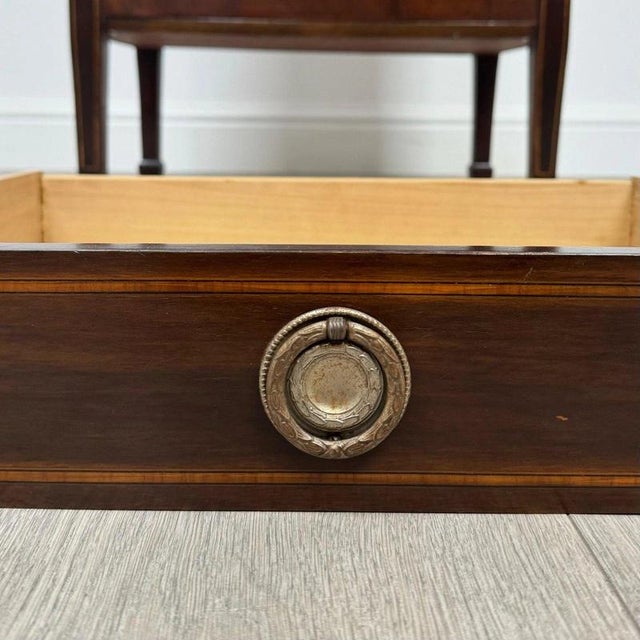 Antique Early 20th Century English Inlaid Mahogany Cabinet For Sale - Image 12 of 13