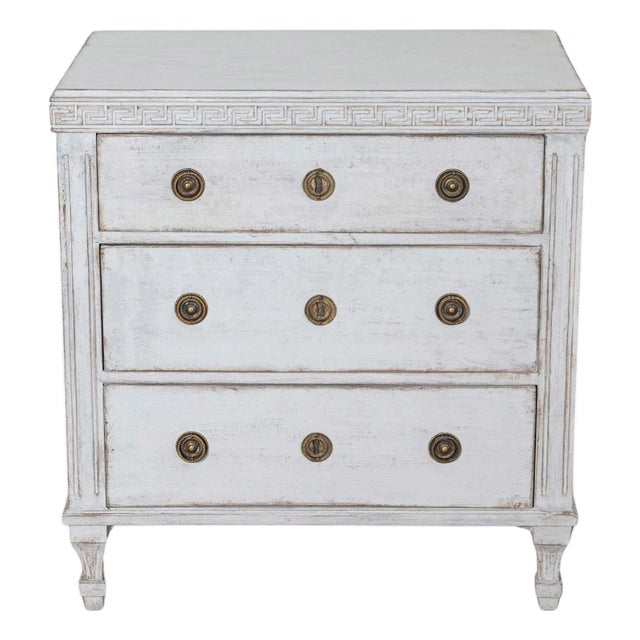 20th Century Swedish Gustavian Style Chest of Drawers For Sale