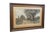 Late 19th century hand colored etching titled "The Old Elm Road" by Ernest C. Rost. Landscape of a country road lined with...