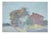Sigfrido Oliva, Cottage, Oil Painting on Canvas, 1980s For Sale
