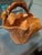Chestnut Vintage Handcarved Large Burl Wood Basket For Sale - Image 8 of 12
