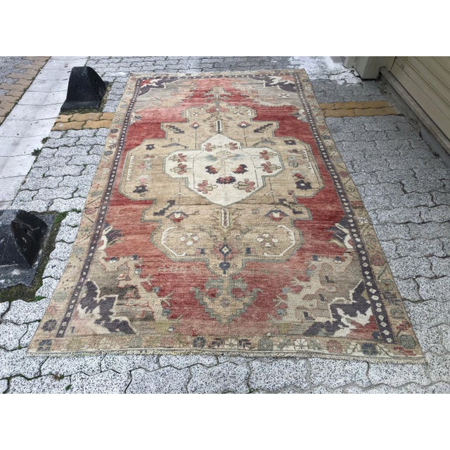 Turkish Handmade Nomadic Wool Rug For Sale - Image 11 of 11