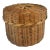 Vintage Chinese Lidded Basket For Sale