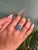 925 Sterling Silver Ring With Sparkling 9.59 CTW Blue Topaz 4 Stone in Prong Set - Size 8.5 For Sale - Image 6 of 13
