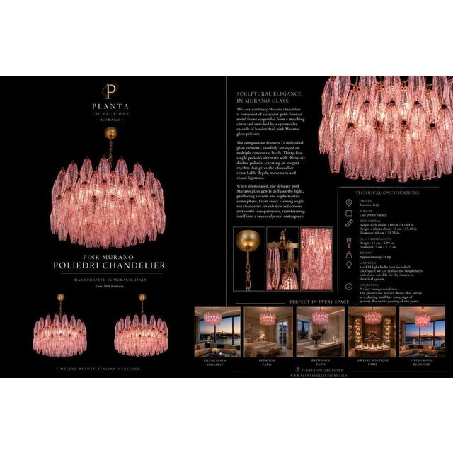 Murano Glass Chandelier, 1990s For Sale - Image 11 of 12