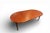 Mid-Century Modern Round Danish Dining Table in Veneered Teak with Extension Leaves, 1960s For Sale - Image 3 of 14