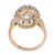 1910s Belle Époque French Gia 1.52 Carat Old Mine Cut Diamond 18k Gold Silver Ring, Size 3.5 For Sale In Los Angeles - Image 6 of 8