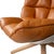 Set of Husk Lounge Chair and Ottoman in Cognac Leather from B&B Italia / C&B Italia For Sale - Image 4 of 17