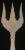 1920s 1920s Hallmarked British Silverplate Bread Fork For Sale - Image 5 of 8