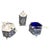 Antique Sterling Silver Cruet Set, Birmingham, 1926, Set of 3 For Sale - Image 18 of 18