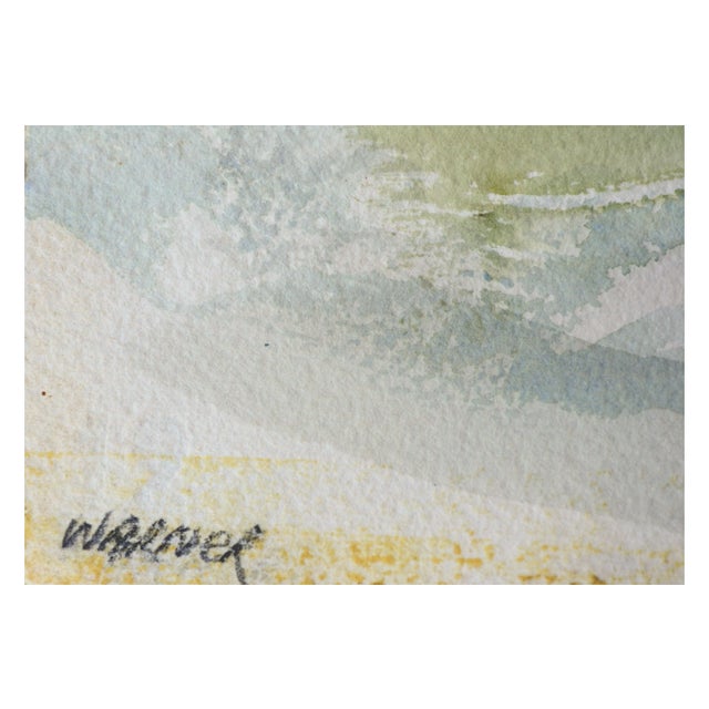 Purple Mountains Landscape by Doris Warner For Sale - Image 4 of 5