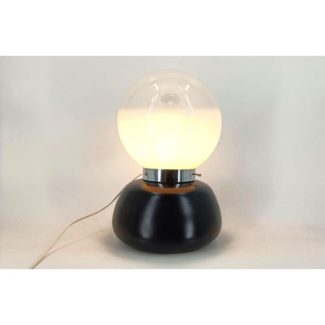 Vintage Murano Glass Table Lamp from Mazzega, 1960s For Sale - Image 6 of 8