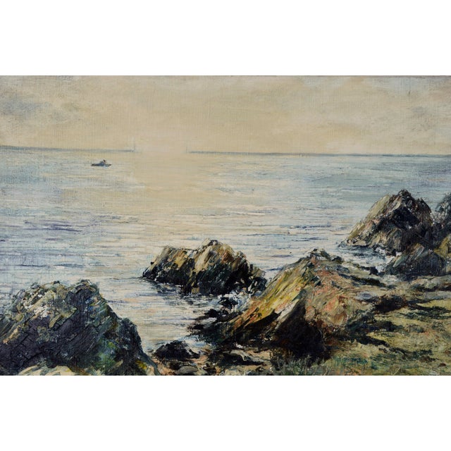 On the Northern California Coast and Golden Gate Bridge by Richard Brian Hazel Lavish paint and impasto layered oil paint...