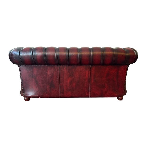 Chesterfield Sofa in Leather For Sale - Image 11 of 12