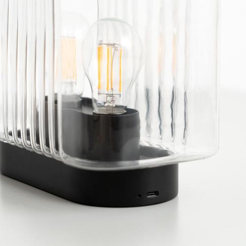 Glass & Aluminum Lari Mini Table Lamp by Angelo Mangiarotti, 2023 For Sale - Image 14 of 15