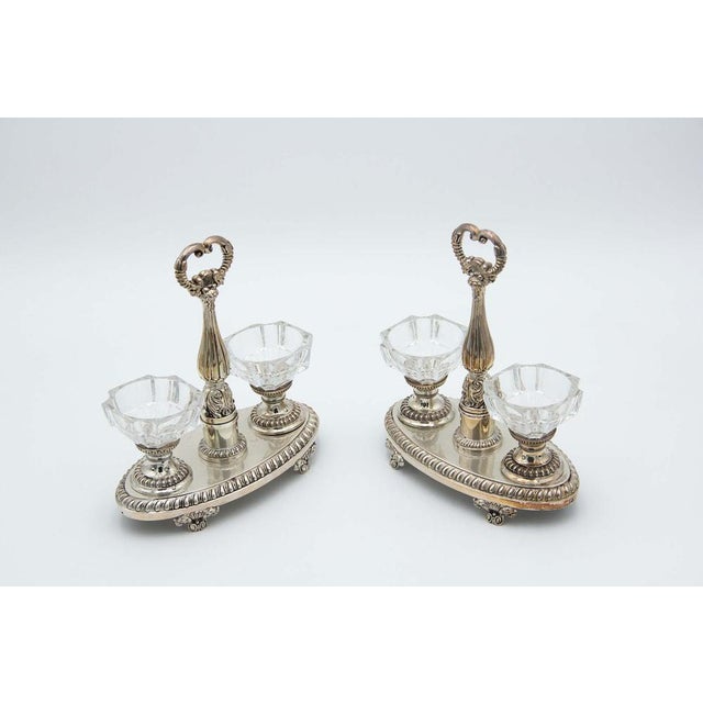 Silver Salt and Pepper Shakers, Set of 2 For Sale - Image 5 of 5