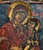 Religious 19thC Hodegetria Type Carved Madonna & Child Icon in Egg Tempera & Gold Leaf For Sale - Image 3 of 10
