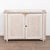 The attractive soft color pallet of this Swedish pine cabinet or sideboard comes from the original hand-painted light gray...