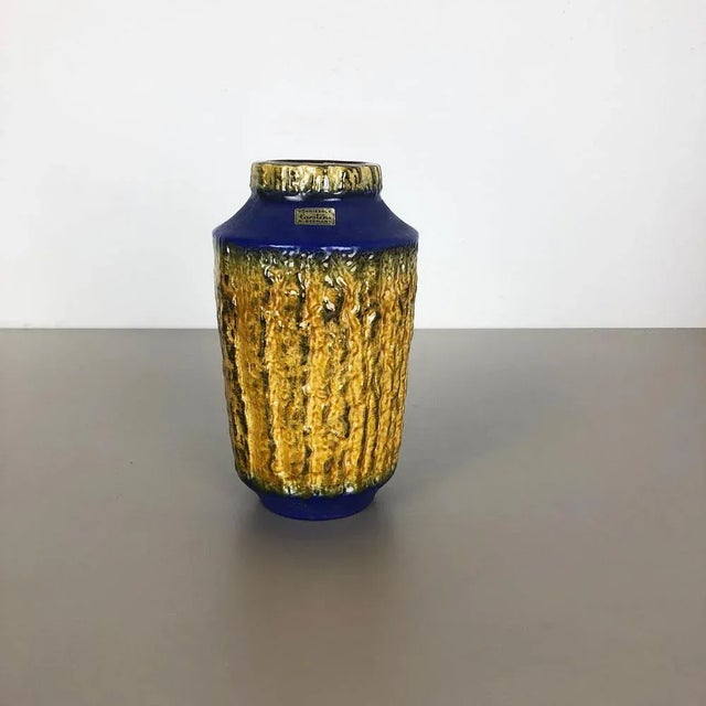 Ceramic pottery vase Origin: Germany Designer: Heinz Siery Producer: Carstens Tönnieshof, Germany Decade: 1970s This...