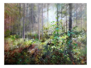 Janis Zingitis, On the Forest Trail, 2023, Acrylic on Canvas